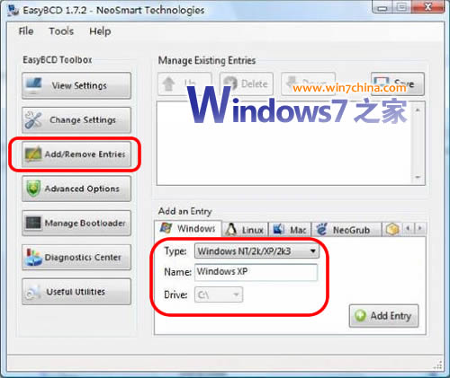 修復恢復Windows7、XP雙系統啟動菜單的方法