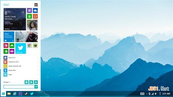 養眼又實用的概念版個性Win8.2 圖