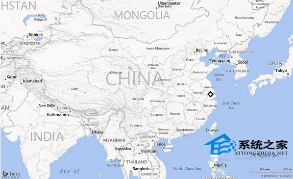 Win8自帶地圖程序竟然是英文的如何通過設置來轉換成中文