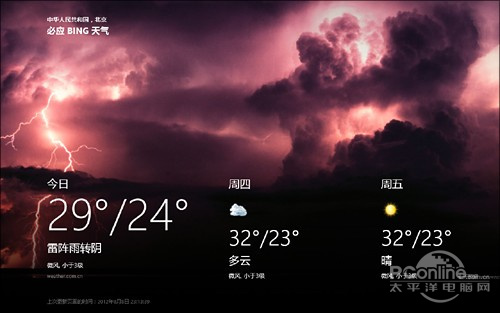 Win8 RTM版中只有3天天氣預報 如何找回7天預報