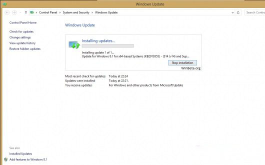 win8.1系統(tǒng)通過修改注冊(cè)表升級(jí)Win8.1 Update 1方法圖解
