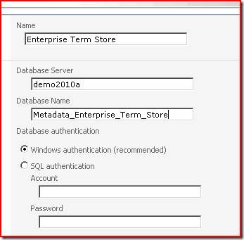 SharePoint 2010中托管元數(shù)據(jù)