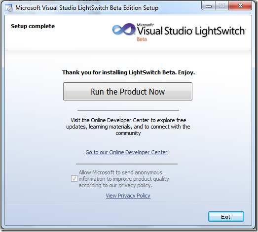 Visual Studio LightSwitch初體驗和定位看法
