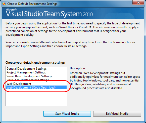 VS 2010 和 .NET 4.0 系列之《代碼優化的Web開發Profile》篇