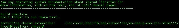 php共享內存段示例分享