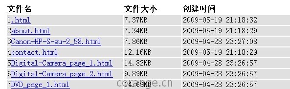 PHP 遠程文件管理，可以給表格排序，遍歷目錄，時間排序